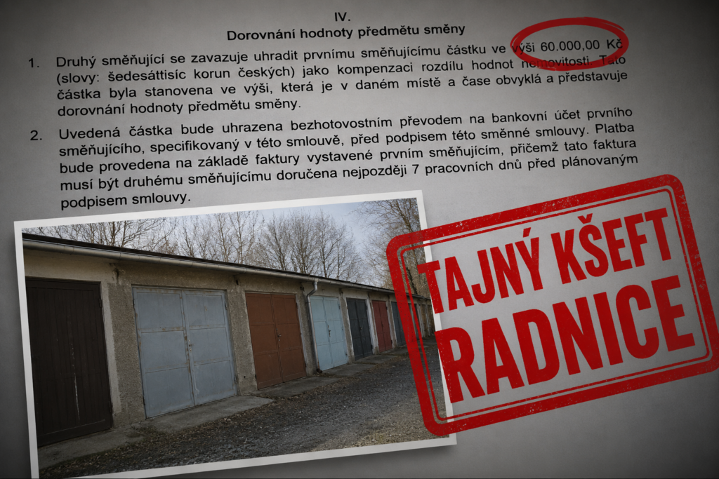 DVOJÍ METR RADNICE: Občanům zákaz a „park“, pro město lukrativní kšeft s garážemi